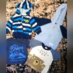 Bundle of baby boy clothes